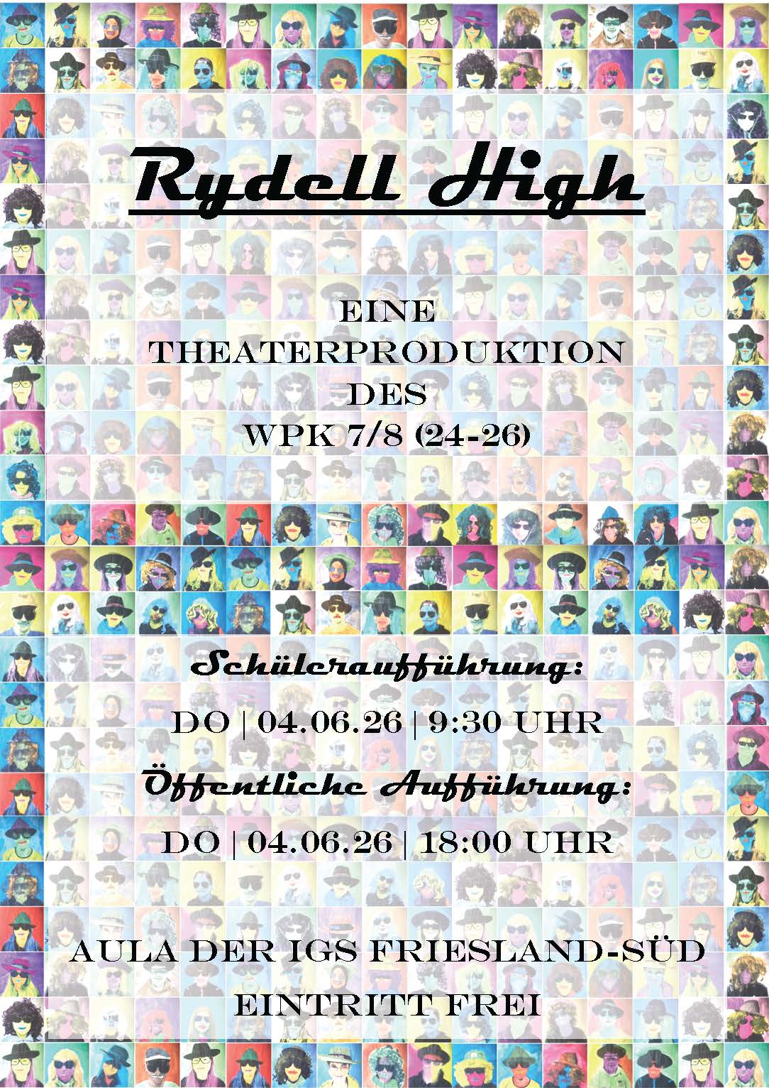 rydell High Musical, Plakat