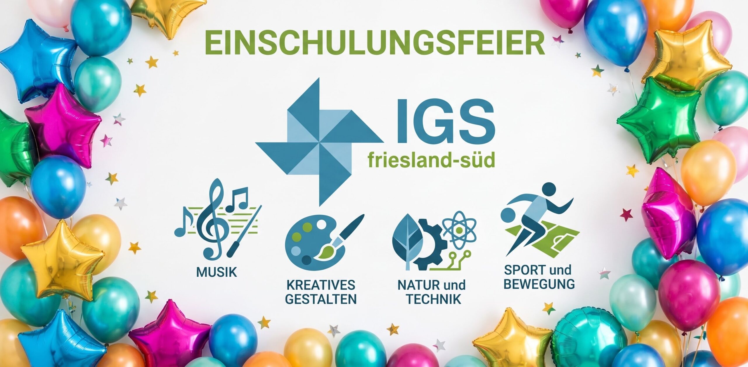 Einladung zur feierlichen Einschulung unserer neuen 5. Klassen: