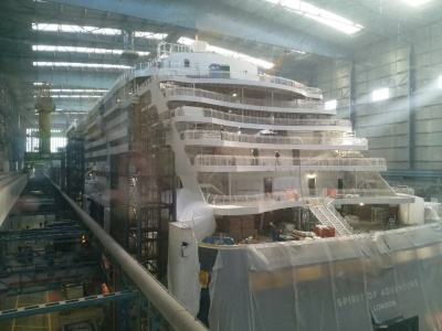 Fahrt zur Meyer-Werft IGS Zetel