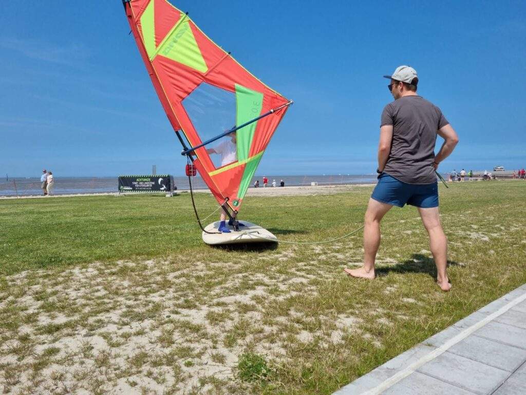 Windsurfexkursion mit Herrn Hasse